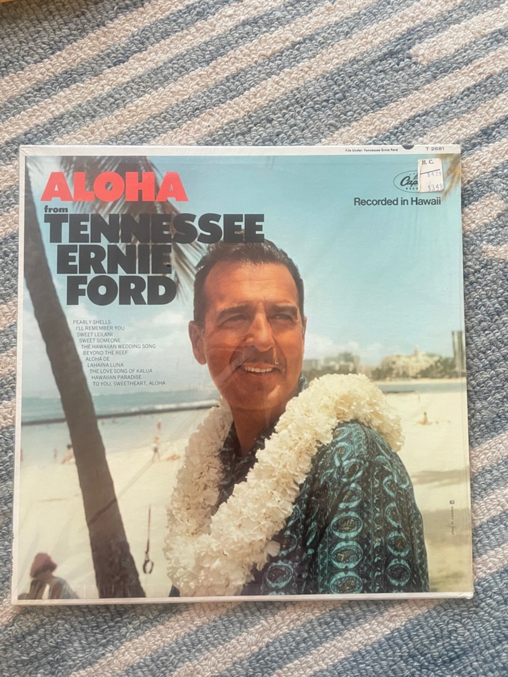 3/$25 Aloha from Tennessee Ernie Ford Vinyl LP - 1967
